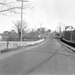 Sunnybrook Bridge. Note trolley tracks along right side of road.